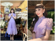 Giải trí - Sao Việt 24h: Lâm Khánh Chi lên tiếng giải thích về tranh cãi khi diện đầm tím hồng lộng lẫy đến dự đám tang