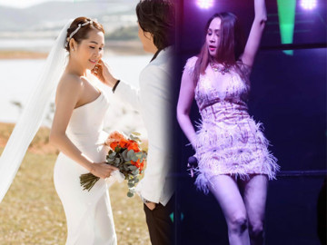 Tuổi 47, Gái nhảy Minh Thư mặc váy cưới lần 2, nhan sắc U50 lão hóa ngược, dáng quyến rũ như thời thiếu nữ