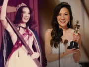 Thời trang - Nhận cúp vàng Oscar, Dương Tử Quỳnh như tái hiện khoảnh khắc đăng quang Hoa hậu Malaysia 40 năm trước