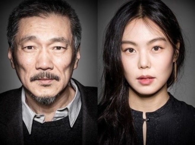 Kim Min Hee cặp với đạo diễn Hong hơn mình 22 tuổi.