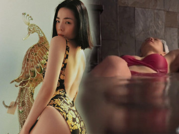 Lệ Quyên tung clip 1 phút, khoe cận đường cong dưới làn nước, dân tình nháo nhào bàn tán