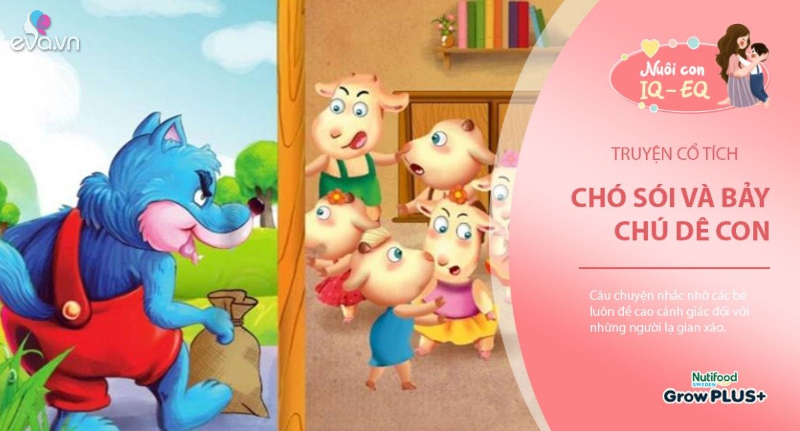 Truyện cổ tích: Chó sói và bảy chú dê con