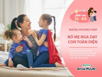 Bố mẹ Nga rèn luyện cho con 4 đức tính này, dể hiểu vì sao con lớn lên luôn thông minh, tài giỏi
