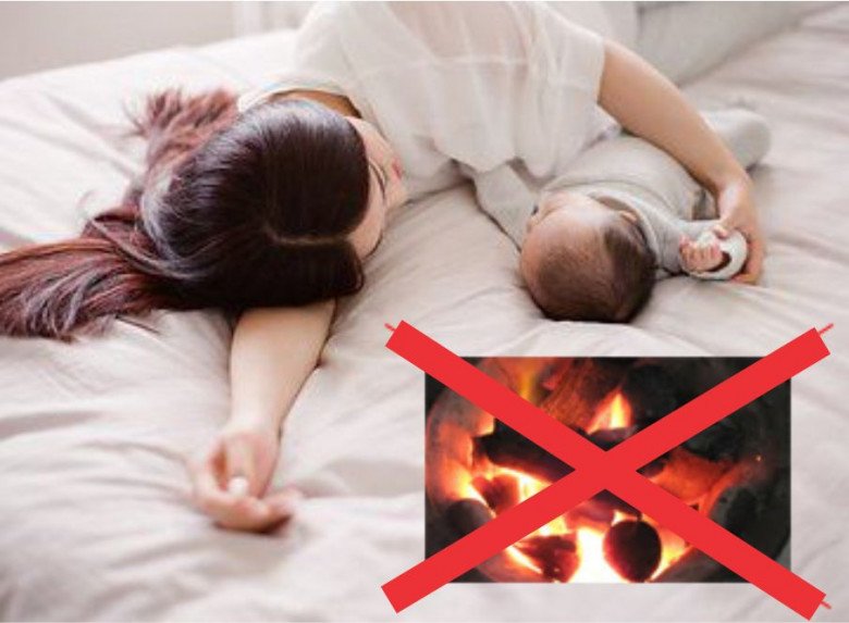 Sản phụ sau sinh không nên áp dụng cách này để giữ ấm cơ thể. (Ảnh minh họa)