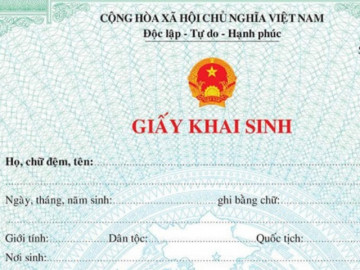 Thủ tục làm giấy khai sinh mới nhất