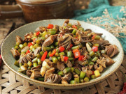 Bếp Eva - Mề gà xào với loại rau vừa ngon lại chứa kháng sinh tự nhiên, ăn vào tăng miễn dịch