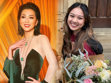 Tiểu thư út nhà MC Nguyễn Cao Kỳ Duyên thừa hưởng nhan sắc từ mẹ, mang nét lai Tây nóng bỏng