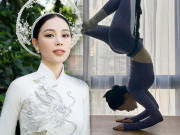 Làm đẹp - Sốt sắng làm dâu gia tộc tỷ phú, Linh Rin dậy từ sớm tinh mơ "khổ luyện", vặn người trên không nhẹ bẫng