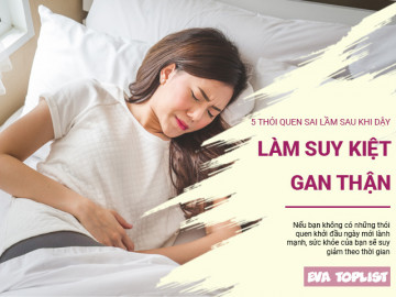 5 thói quen buổi sáng gây hại cho gan thận, phá hủy sức khỏe của bạn