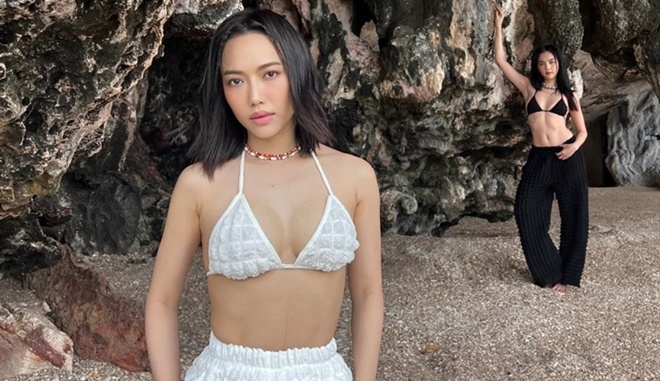 Cách đây không lâu, nữ diễn viên 9X gây sốt mạng xã hội khi đăng tải ảnh diện bikini trong chuyến du lịch cùng đàn chị Ngọc Trinh.