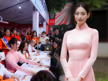 Giảng viên 22 tuổi, có đôi chân dài nhất làng Hoa hậu, diện áo dài truyền thống đi dạy cũng hút nghìn sinh viên