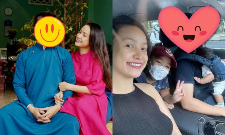 Lê Bê La giấu danh tính chồng hiện tại vì anh không hoạt động nghệ thuật, sợ ảnh hưởng tới đời tư.