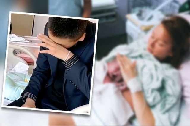 Cả gia đình vây quanh em bé mới sinh, riêng người chồng có hành động khiến vợ ngỡ ngàng - 2