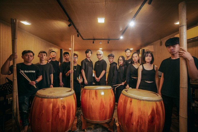 Theo Dzung, Cường Nhóc là trái tim của tập thể trống tạo nên sự thành công cho dự án nghệ thuật công phu Múa sạp xòe hoa.