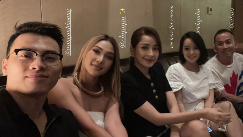 Hội chị em thân thiết của cô dâu Linh Rin có mặt tại Philippines trước đó vài ngày.