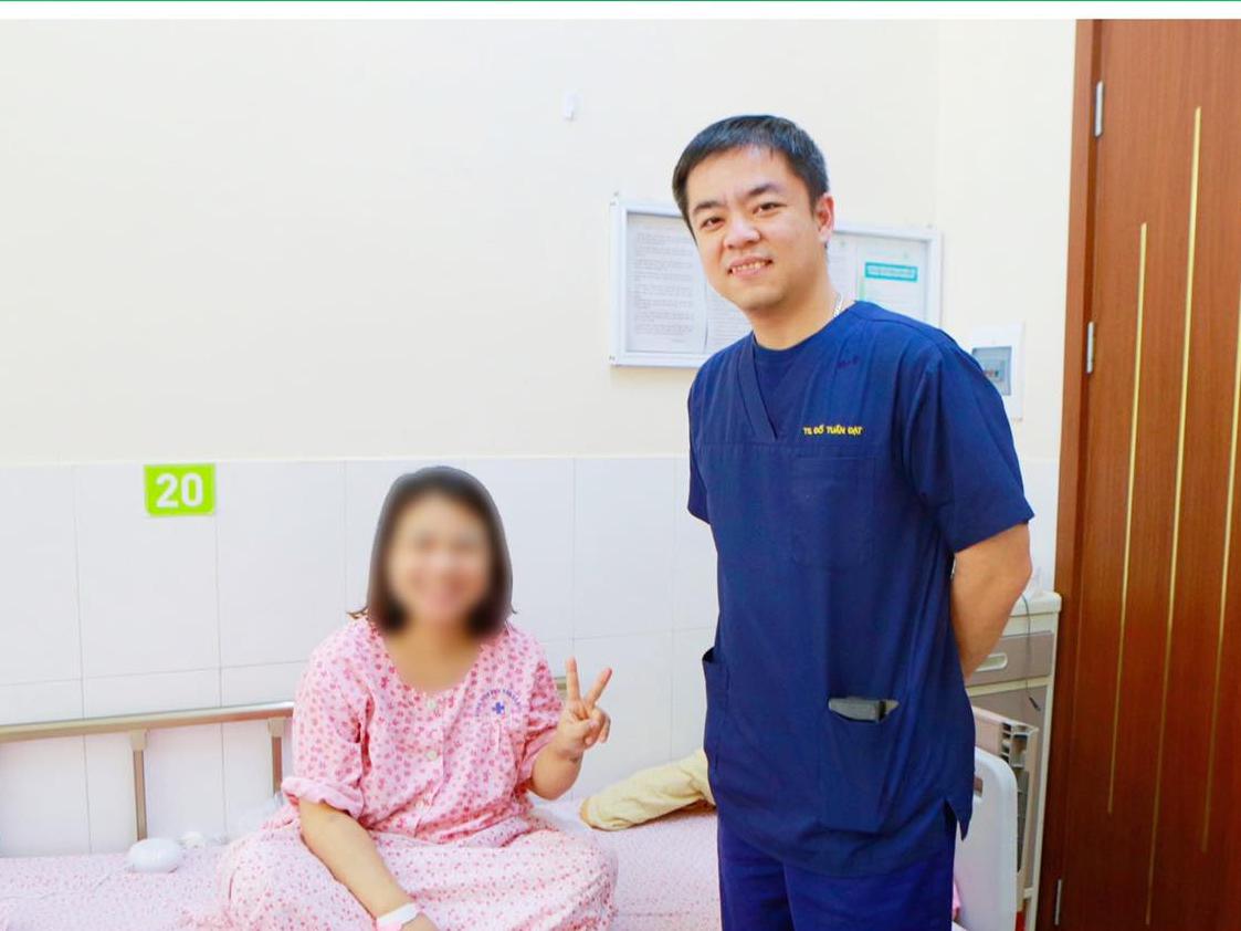 Hiện tại, sức khỏe của sản phụ đã hồi phục hoàn toàn. Ảnh BVCC