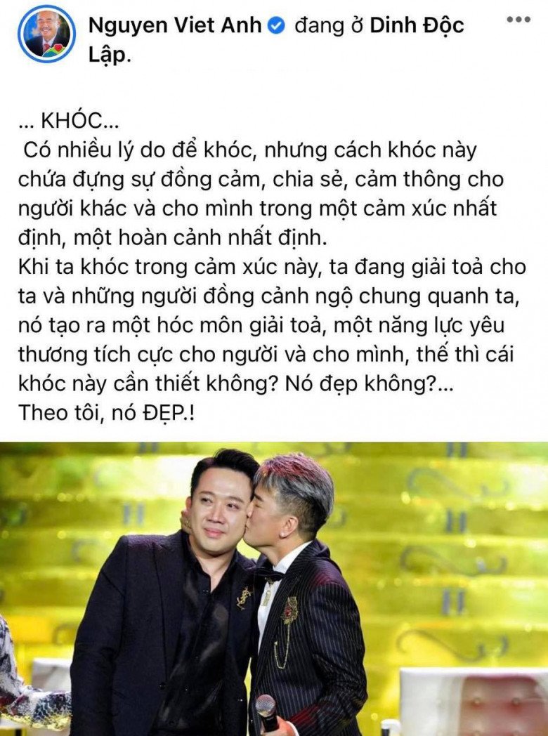 Giữa bão chỉ trích, nam nghệ sĩ lên tiếng bảo vệ học trò.