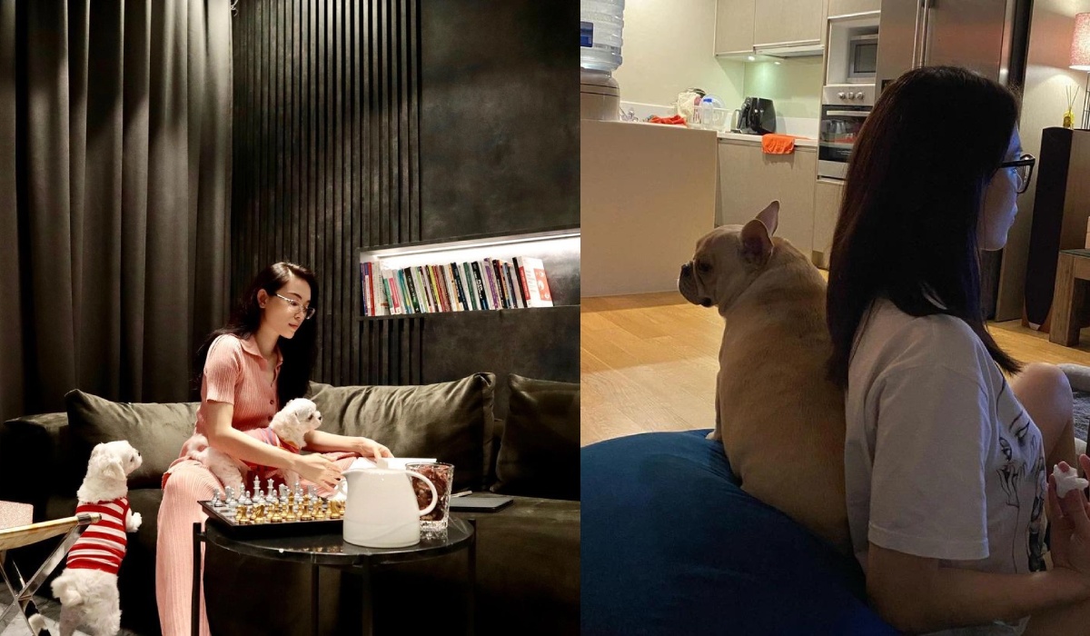 Linh Rin thường xuyên có những khoảnh khắc sinh hoạt đời thường ở đây.