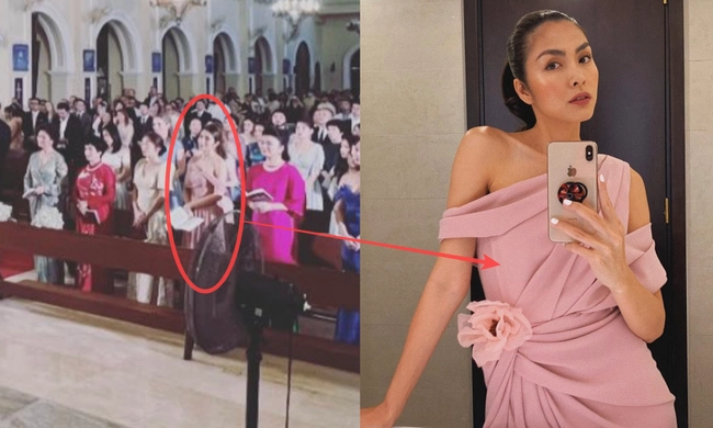 Người đẹp xuất hiện ở hàng ghế đầu tiên.