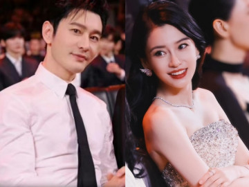 Huỳnh Hiểu Minh lúng túng chạm mặt Angelababy khi chung sự kiện, còn lộ nhẫn đôi với bạn gái mới