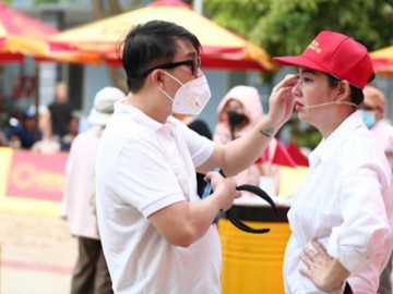 Diễn viên Lê Khánh tiết lộ về căn bệnh mắc phải khi lần đầu mang thai, cảnh chồng "hộ tống" đi quay gây chú ý