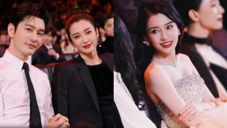 Huỳnh Hiểu Minh hội ngộ vợ cũ tại Đêm hội Weibo.