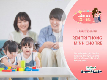 Trí thông minh trẻ phát triển đạt đỉnh 2 lần trong đời, chỉ cần nắm bắt 1 lần, con sẽ hưởng lợi suốt đời