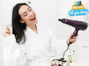 Sử dụng máy sấy nhớ 6 “nguyên tắc” sau, tóc nhanh khô, máy bền và rất tiết kiệm điện