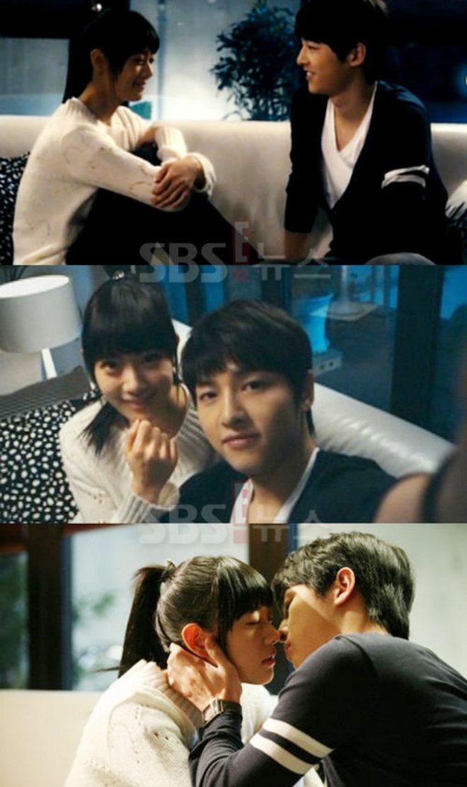 Song Joong Ki từng có màn khóa môi mãnh liệt được gắn mác 18+ với bạn diễn Clara.