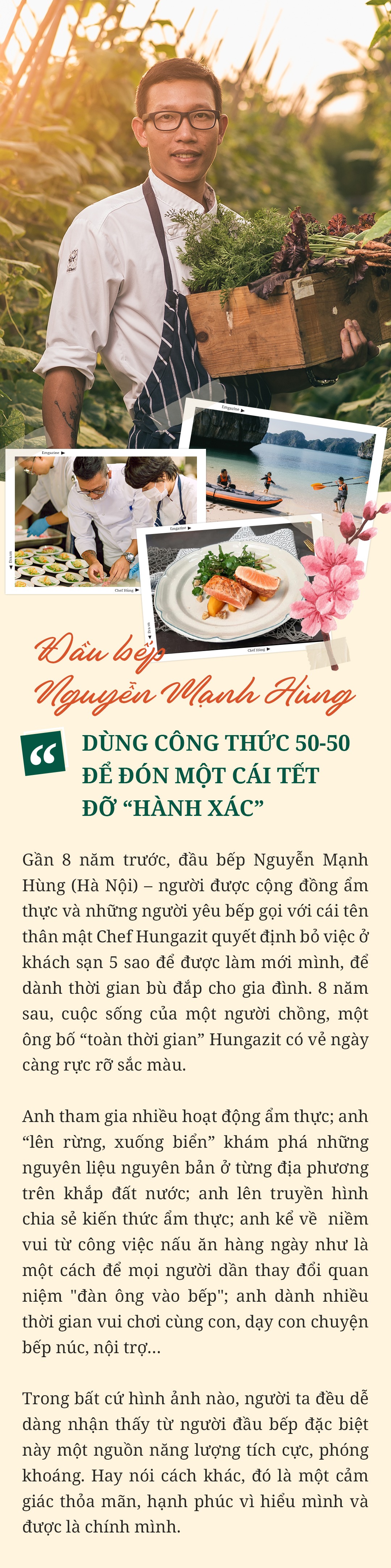 Đầu bếp Nguyễn Mạnh Hùng: amp;#34;Dùng công thức 50-50 để đón 1 cái Tết đỡ hành xácamp;#34; - 2