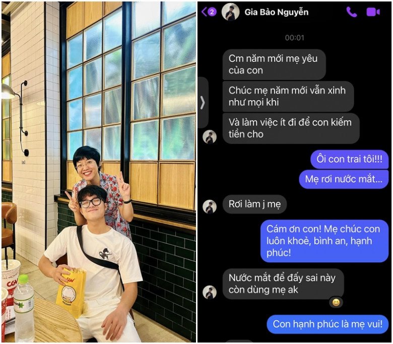 Nữ MC rơi nước mắt khi chứng kiến sự trưởng thành và đàn ông của con trai.