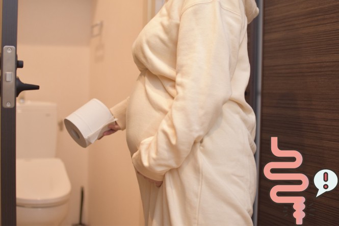 Mang thai, nhiều mẹ bầu phải đối mặt với tình trạng táo bón. (Ảnh minh họa)