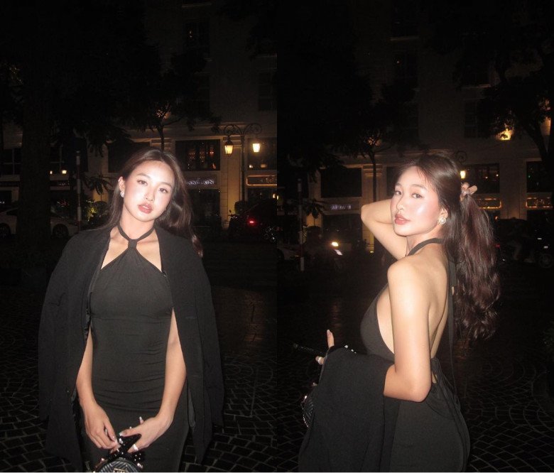 Khi không gồng cơ, Huệ Anh lại nữ tính, dịu dàng như thế này.