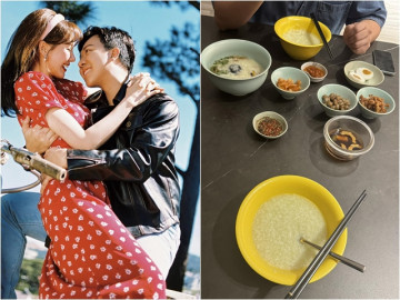 Hari Won khoe bữa ăn hạnh phúc cùng chồng, không ngờ là món ăn dân dã mà nàng dâu tỷ phú cũng mê