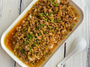 Bếp Eva - Đậu phụ nấu thịt băm, lại cho thêm thứ chua chua giòn giòn này được món lạ miệng, ngon không tưởng