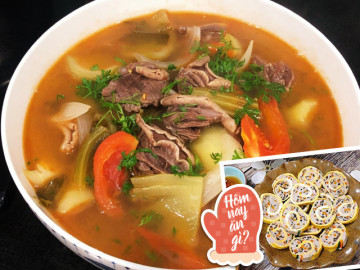 Hôm nay nấu gì: Cơm tối mùa đông có món canh ngon như món chính, ngửi thấy mùi là muốn ăn