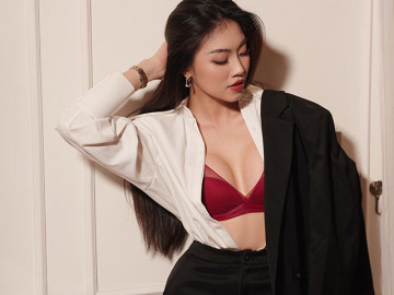 Gái Phú Thọ có gương mặt sắc sảo, diện áo tắm khoe vòng 3 vượt 90cm