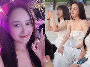 Giải trí - Mai Phương Thúy bắt được hoa cưới của cô dâu Vân Hugo, sắc vóc sau khi giảm 4kg thành tâm điểm