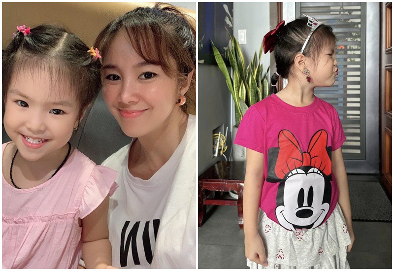 Có lần diễn viên Lê Phương cũng hào hứng khoe việc tết tóc điệu đà, nhiều kiểu khác nhau cho con gái đi học mỗi ngày và nhận về bình luận cho rằng như thế không hề tốt cho da đầu của bé.
