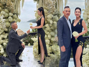Thời trang - Toát mồ hôi ngắm Jennifer Phạm "lên đồ" bên chồng: Mặc váy xẻ cao đã đành, soi giá càng áp lực
