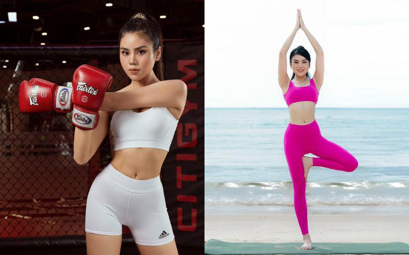 Ngoài ra, cô còn tập boxing, yoga và đánh golf để cải thiện số đo hình thể thêm ấn tượng. 
