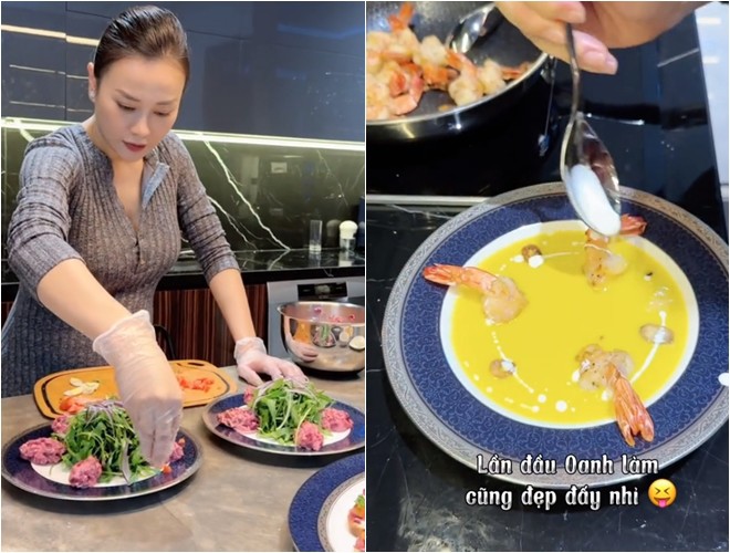 Bà bầu Phương Oanh khoe toàn món ngày Tết sang chảnh, Shark Bình lại thích cơm rau dưa đơn giản thế này - 9