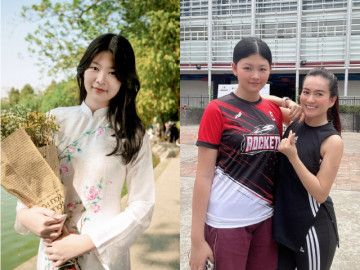 Con gái cao gần 1m8 của Bình Minh visual thăng hạng nhờ thay đổi ngoại hình, 14 tuổi ra dáng thiếu nữ dịu dàng