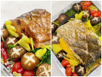 Trời lạnh làm ngay nồi cá hấp thập cẩm nóng hổi, ngọt lừ ăn đã miệng