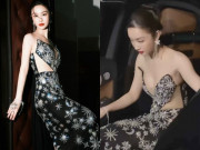 Thời trang - "Hot girl trà sữa" diện váy "thiếu trên hụt dưới", phải vất vả che chắn giữa bao người