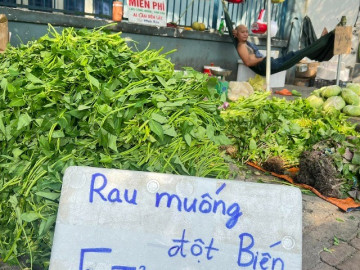 Anh bán rau khùng nhất Việt Nam tiếp tục gây bão với cách bán hàng ngược đời: Mua rau tặng nước mắm, nước xả vải