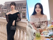 Giải trí - Đỗ Mỹ Linh khoe vòng eo nhỏ xíu sau sinh, không còn mũm mĩm như khi ngồi cạnh vợ trẻ Shark Bình