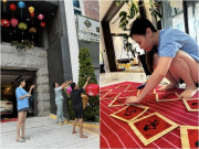 Giải trí - Sao Việt 24h: Cường Đô La hé lộ cảnh vợ yêu để mặt mộc lăn xả trang trí biệt thự "khủng" đón Tết sớm