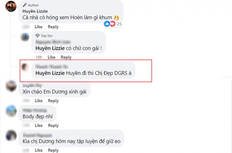 Bên dưới bài đăng, nữ diễn viên nhận được cơn mưa lời khen có cánh cho sắc vóc. Đặc biệt có không ít người dự đoán hay trông mong cô sẽ là nhân tố xuất hiện tại Chị đẹp đạp gió rẽ sóng.