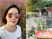 Nhà đẹp - Thân Thúy Hà sơn biệt thự đón Tết, ngay từ cổng đã thấy rực rỡ đậm sắc xuân